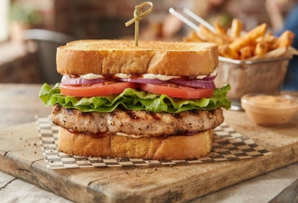 Fried Pork Chop Sandwich
