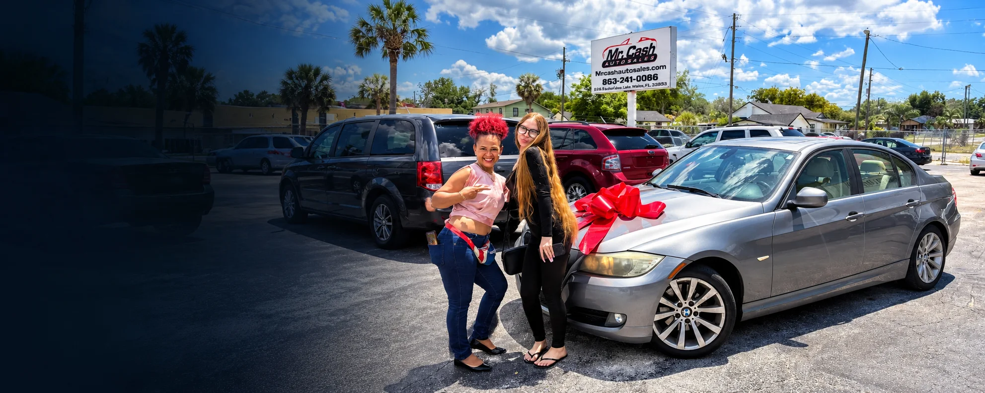 Mr. Cash Auto Sales dealership and customers