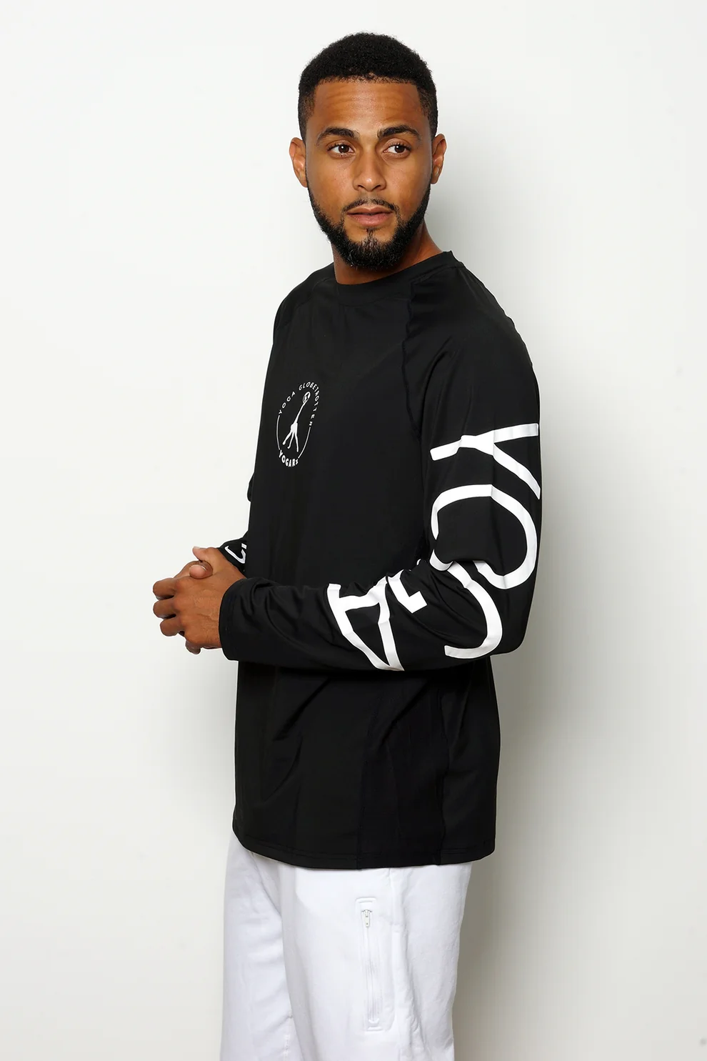 Yoga Globetrotter signature long sleeve tee black - Image 5