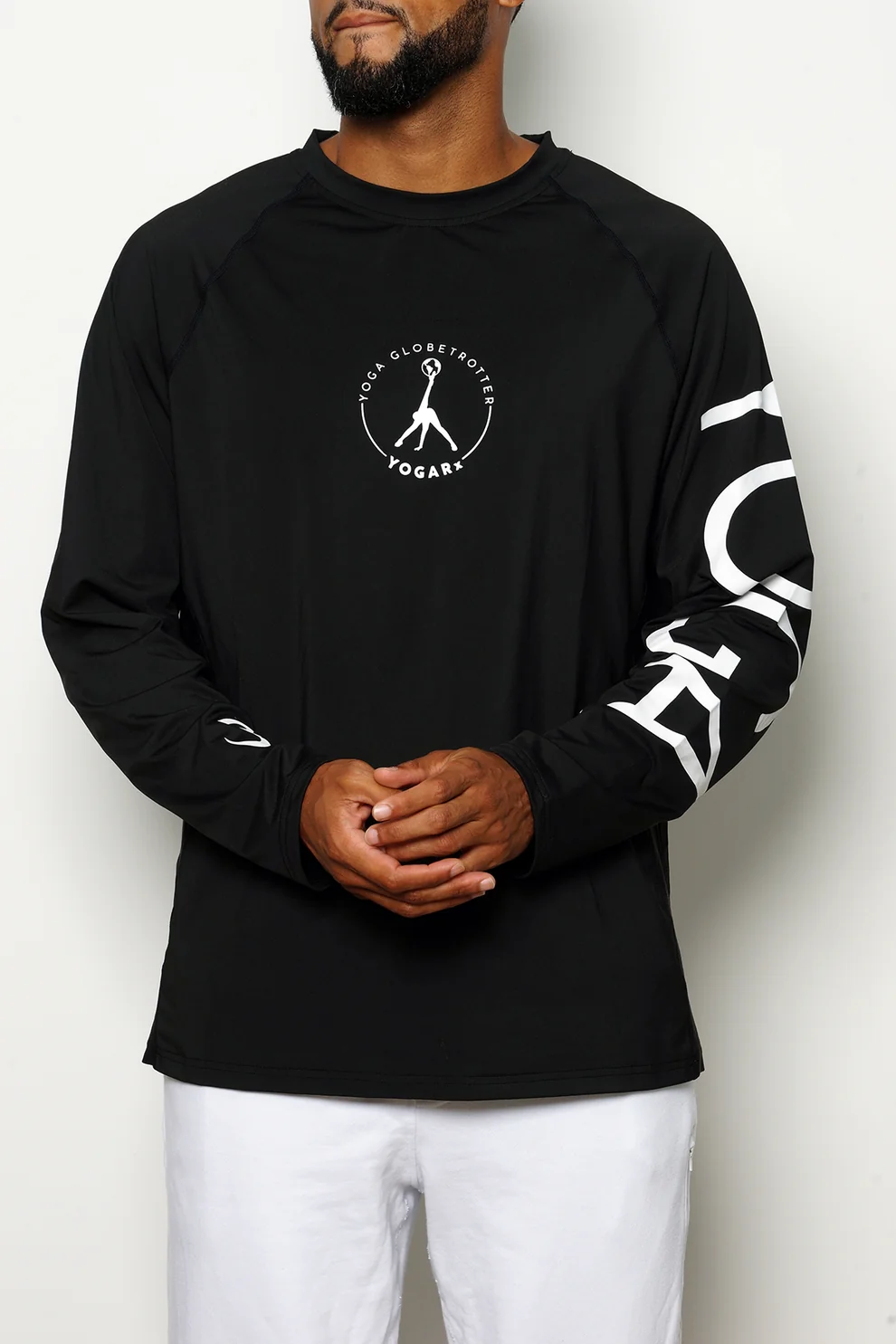 Yoga Globetrotter signature long sleeve tee black - Image 7